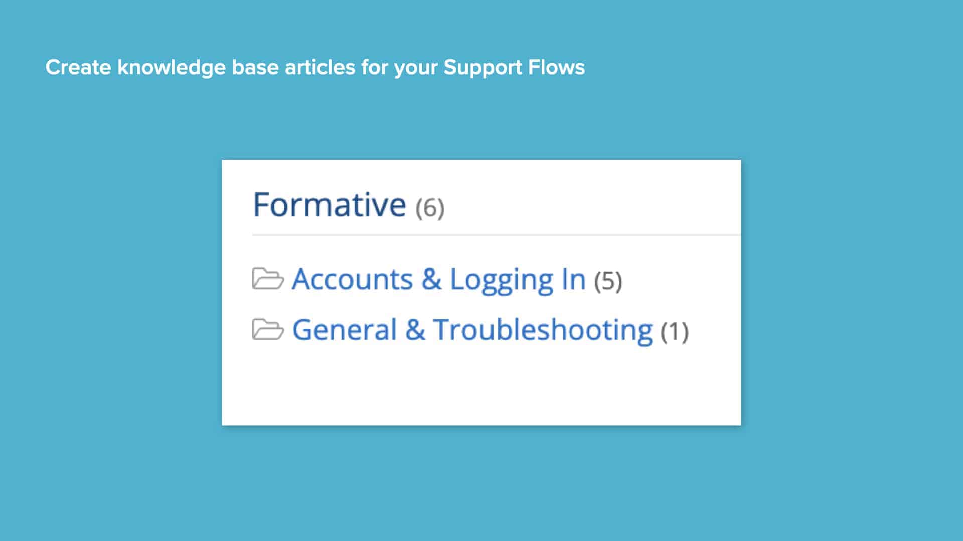 Screenshot of Incident IQ knowledge base articles creation for support flows