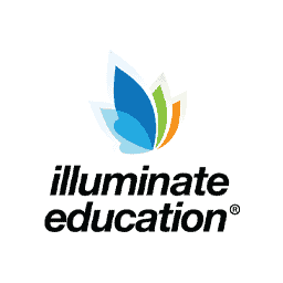 Logo with overlapping blue, green, and yellow leaf shapes above the text "illuminate education®," suggesting growth and enlightenment in an educational context.
