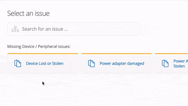 Animated gif of process to disable a device