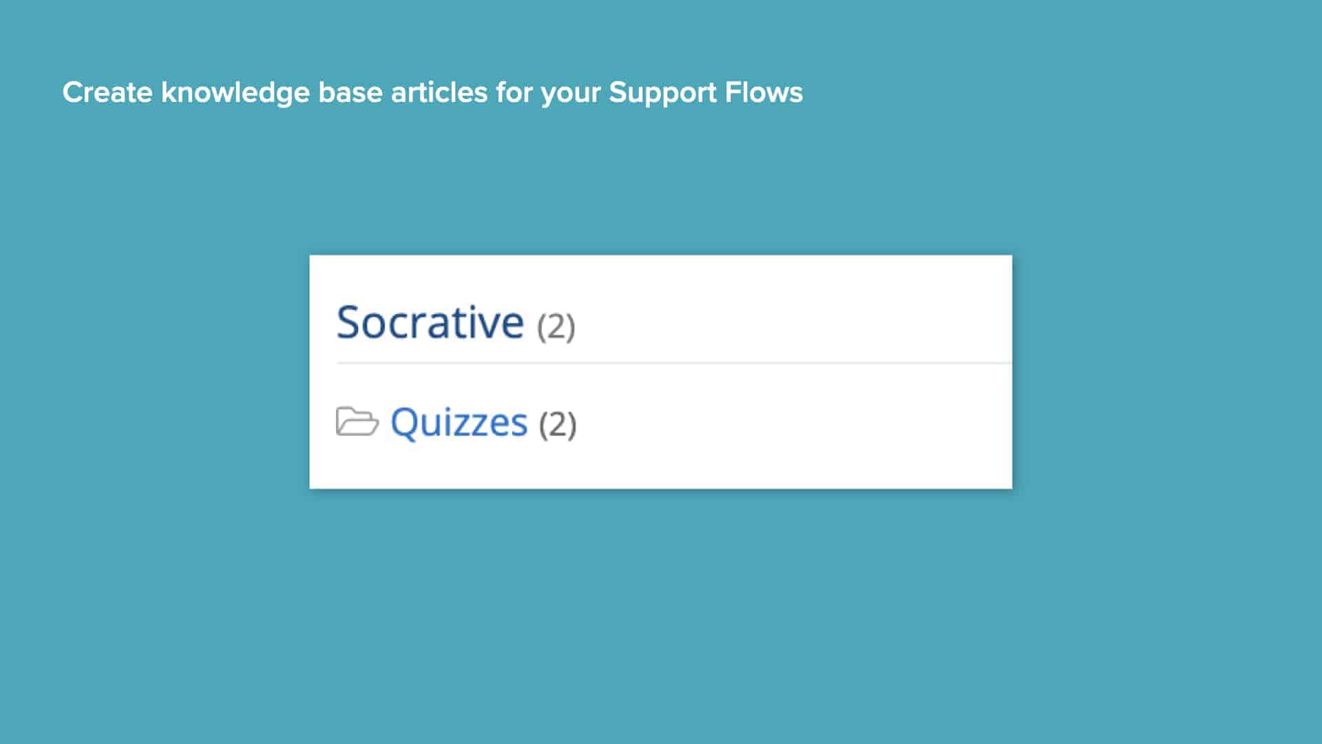 Screenshot of Incident IQ knowledge base articles creation for support flows