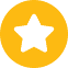 A white star icon is displayed, centered, set against a solid yellow background, appearing static without additional elements or text.