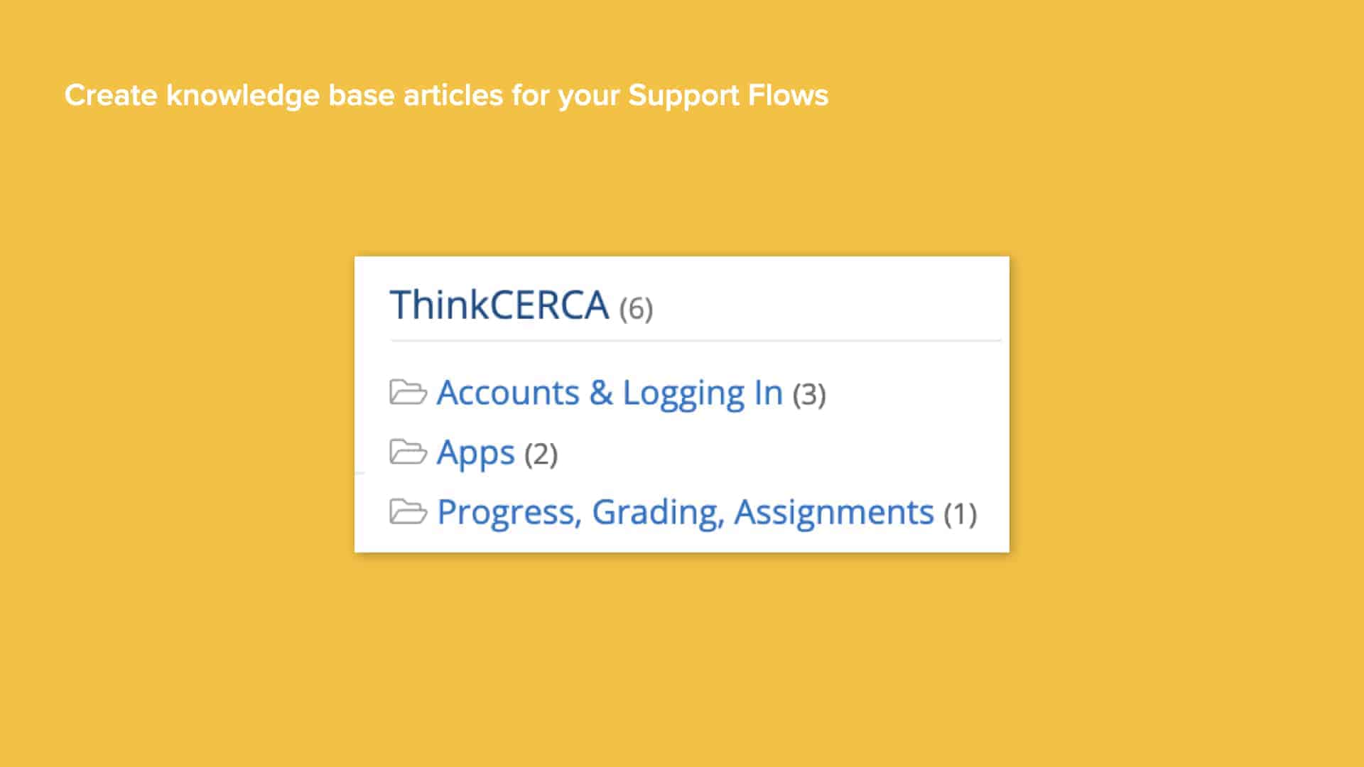 Screenshot of Incident IQ knowledge base articles creation for support flows