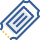 A blue movie ticket icon with a white stripe in the middle is displayed, suggesting a theme related to cinema or admission. It's set against a light gray background.
