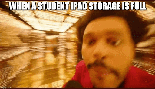 Funny student ipad meme