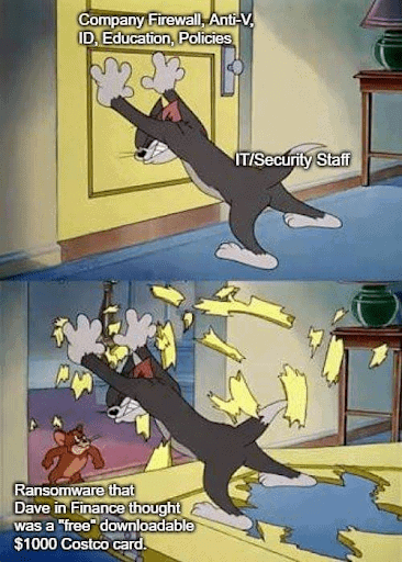 Funny ransomware meme